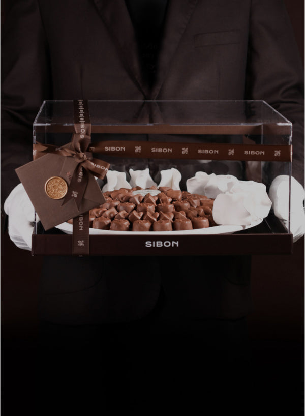 White Design luxury Chocolate Tray